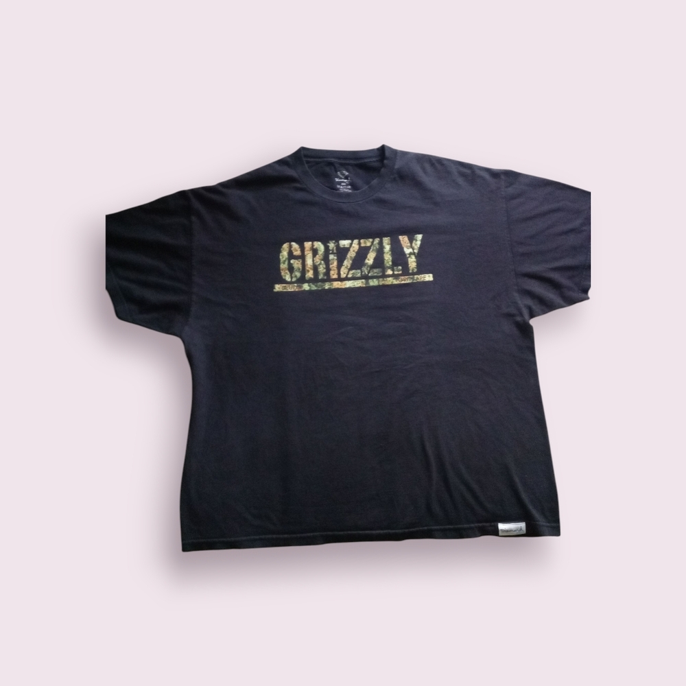 Grizzly torey pudwill diamond supply co black t-shirt